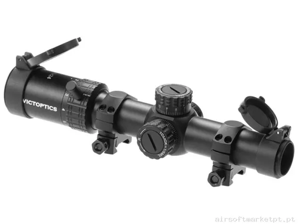 Mira telescópica 1-6X24 Victoptics S6 LPVO negra — Miras & Ópticas — Airsoft Market PT