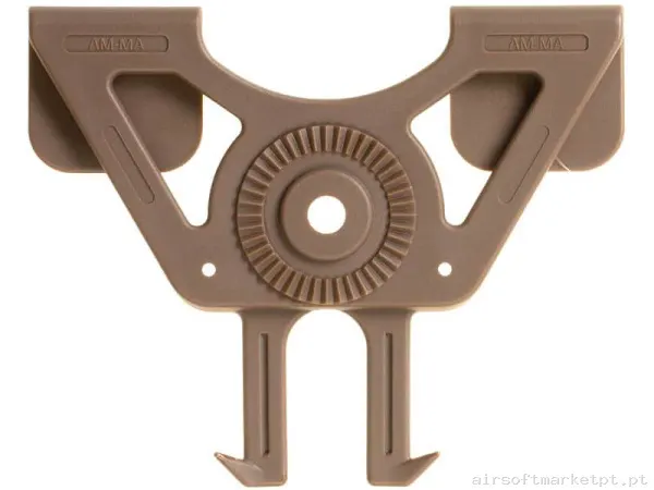 Adaptador MOLLE Amomax Am-Maf Terra Escura — Gear Táctico — Airsoft Market PT