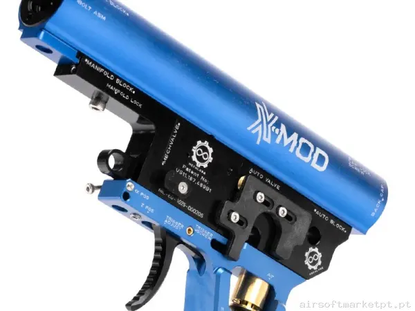 HPA Kit M4 Mechlabs Xx-Mod HPA Engine para Gb CNC azul — HPA & Linhas — Airsoft Market PT