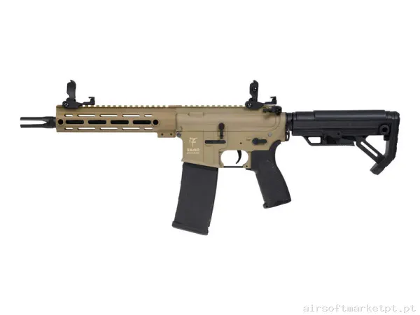 Réplica airsoft AEG M4 Saigo Shinobi tan/Preto — Rifles de Assalto (AR/M4/AK) — Airsoft Market PT