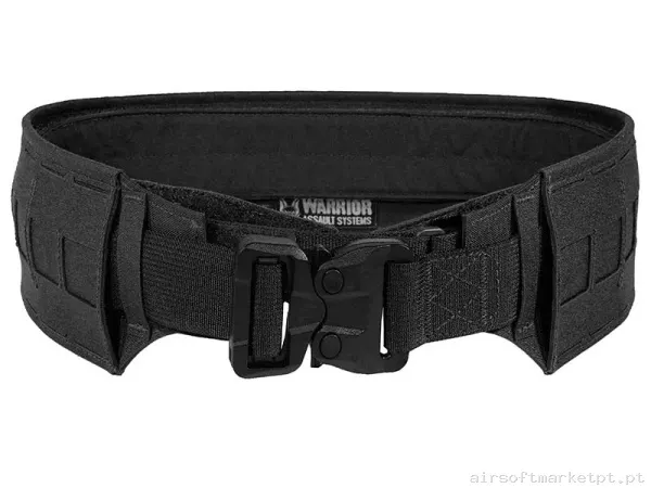 Cinturão tático MOLLE Warrior Assault Laser Cut Lpb com Cinto Cobra em Polímero preto — Gear Táctico — Airsoft Market PT