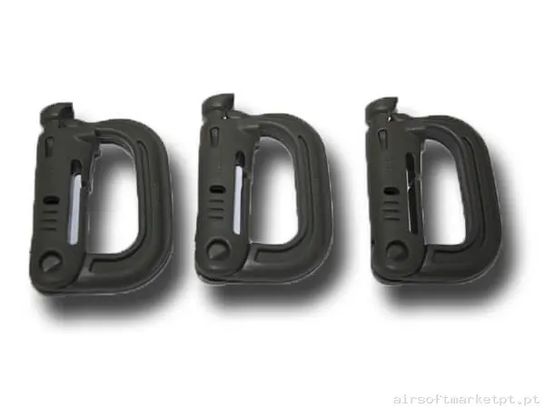 Mosquetón Fma Tb922 Polímero verde od Pack 3u — Outros — Airsoft Market PT