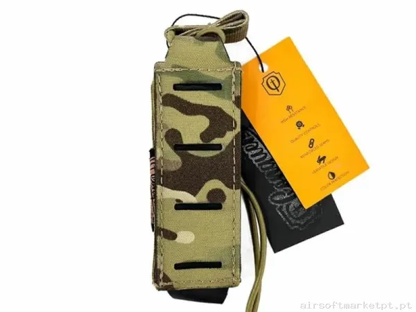 Pouch Portacargador Pistola Conquer Corte Láser Multicam — Coletes & Rigs — Airsoft Market PT