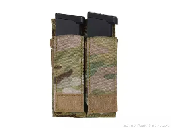 Pouch Cargador De Pistola Doble ExtraccióN Rápida Multicam 8fields — Coletes & Rigs — Airsoft Market PT