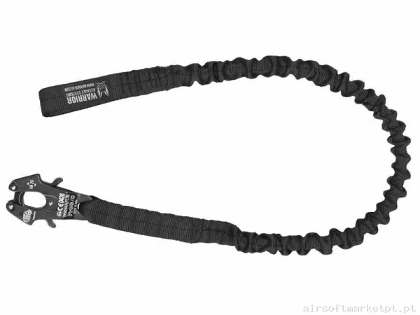 Correa Tática Lifeline Warrior Assault Frog Personal Retention Lanyard negro — Gear Táctico — Airsoft Market PT