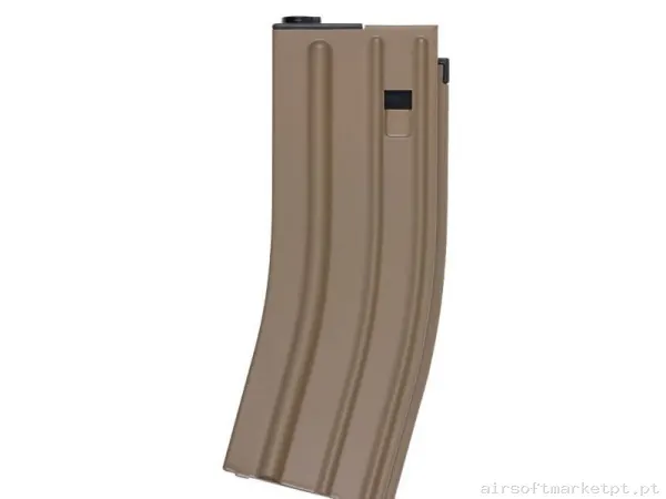 CARGADOR M4 SAIGO MARUI NEXT GEN METAL 90 BBS TAN — Carregadores / Magazines — Airsoft Market PT