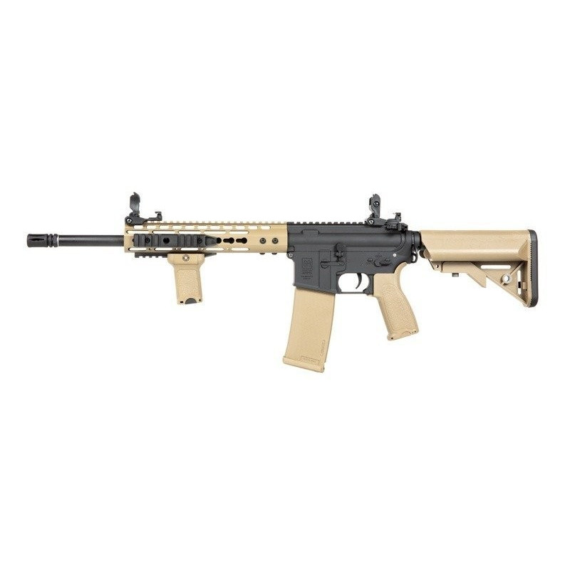 AEG SA-E09 EDGE Preta/Coyote [Specna Arms] — Rifles de Assalto (AR/M4/AK) — Airsoft Market PT