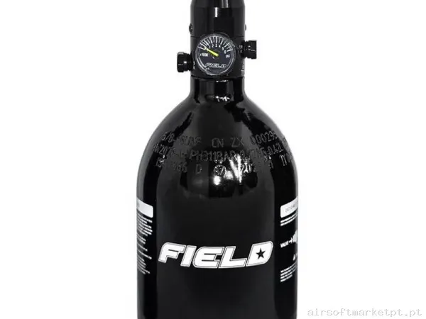 HPA Botella Spirit Field 0.4l 3000 Psi 26 Ci preta — HPA & Linhas — Airsoft Market PT