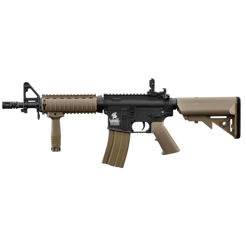 AEG LT-02 M4 CQBR Preta/Coyote [Lancer Tactical] — Rifles de Assalto (AR/M4/AK) — Airsoft Market PT