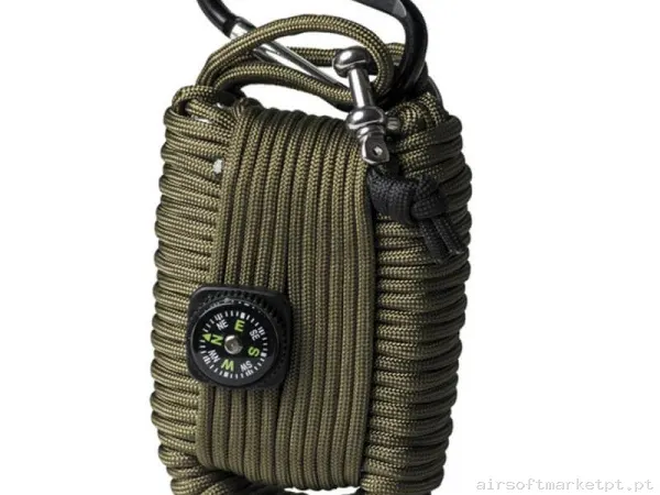Kit de Sobrevivência Mil-Tec Paracord Survival Kit Large verde od — Outros — Airsoft Market PT