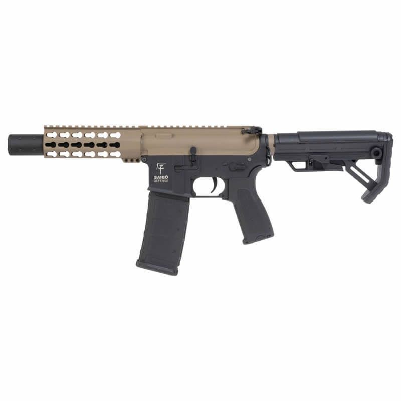 AEG M4 Kenji Zero Fighter 2 Preta/Coyote [Saigo] — Rifles de Assalto (AR/M4/AK) — Airsoft Market PT
