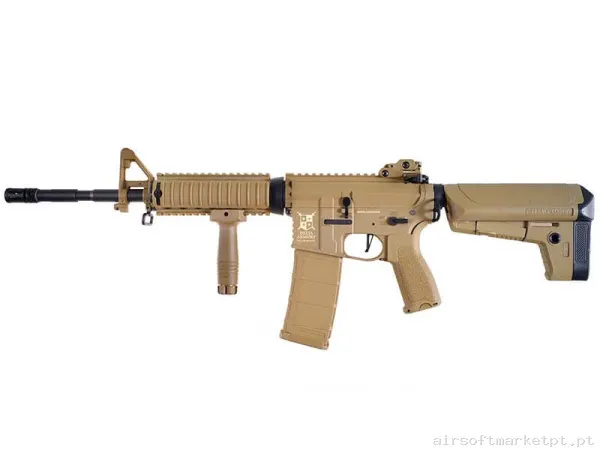 Réplica airsoft AEG M4 Delta Armory Charlie DA-C03-FT RIS Combo tan — Rifles de Assalto (AR/M4/AK) — Airsoft Market PT