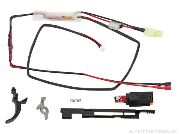 Interno Gatilho Electrônico G&G ETU Rk Series + MOSFET para Gearbox Gen.3 Cabo Traseiro — Peças Internas (AEG) — Airsoft Market PT