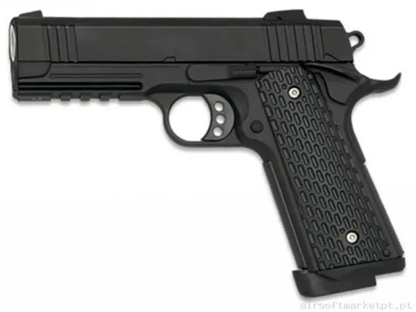 Réplica GBB Pistola 1911 Golden Eagle Night Warrior negra — Pistolas — Airsoft Market PT