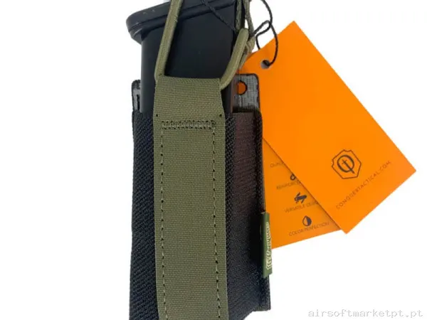 Pouch Magazine Pouch Pistola Conquer Tegris 9mm Ranger Green — Carregadores / Magazines — Airsoft Market PT