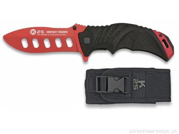 Faca Dummy Treinamento K25 19963 Aço Inoxidável 10.5cm com Capa — Ferramentas — Airsoft Market PT