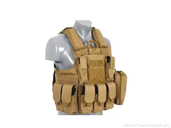 Chaleco Ciras - Tan — Coletes & Rigs — Airsoft Market PT