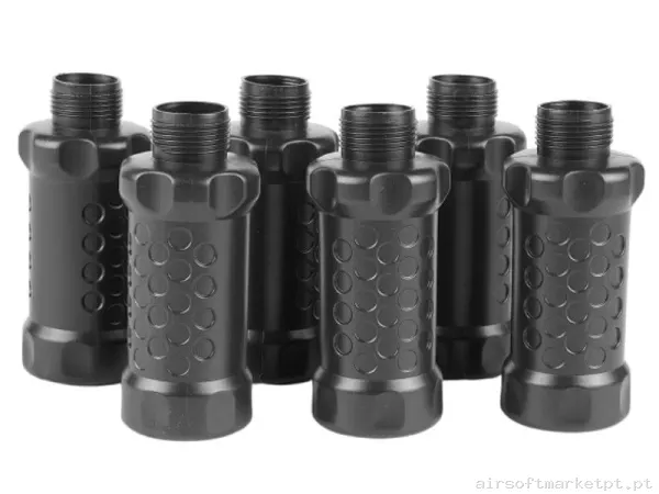CONSUMIBLE GRANADA CARCASA VENTS THUNDER A ARCTURUS CGSP-6V PACK 6U — Grenades & Lançadores — Airsoft Market PT