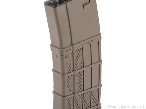 Magazine Réplica Midcap M4 Cyma Lancer L5awm Polímero 190 Bbs tan (5.56x45) — Armas (Réplicas) — Airsoft Market PT