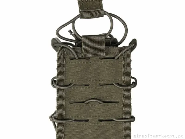 Pouch Magazine Pouch M4 Mil-Tec Quick Mag Open Top Flex verde od — Coletes & Rigs — Airsoft Market PT