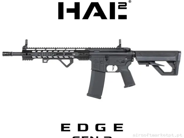 Réplica Specna Arms RRA SA-E14-H Edge Hal2 Gen2 Bluetooh negro — Rifles de Assalto (AR/M4/AK) — Airsoft Market PT