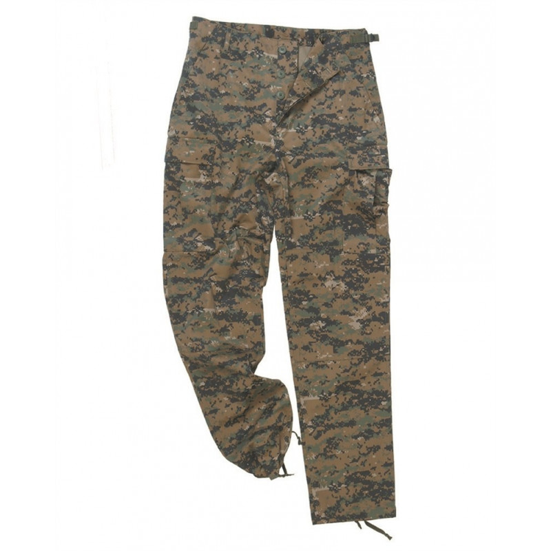 Calças US BDU Digital Woodland [Miltec] — Vestuário (Fardas) — Airsoft Market PT