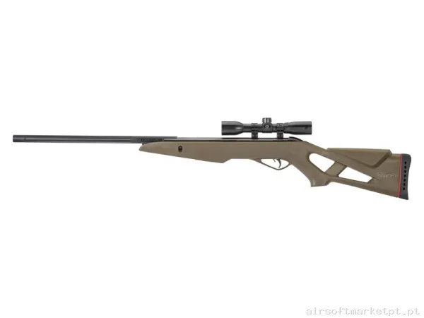 Airgun Mola 5.5mm Carabina Gamo Whisper Barricade 24j con Mira telescópica 4x32 verde — Rifles de Assalto (AR/M4/AK) — Airsoft Market PT
