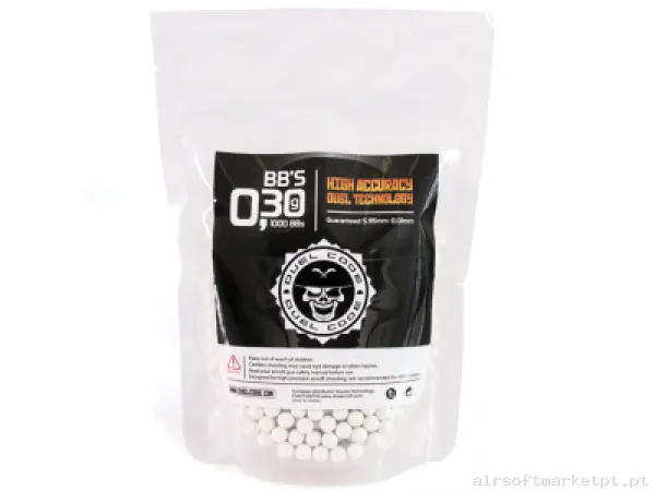 Bbs muniçao 0,30 PVC Duel Code — Munição (BBs) — Airsoft Market PT