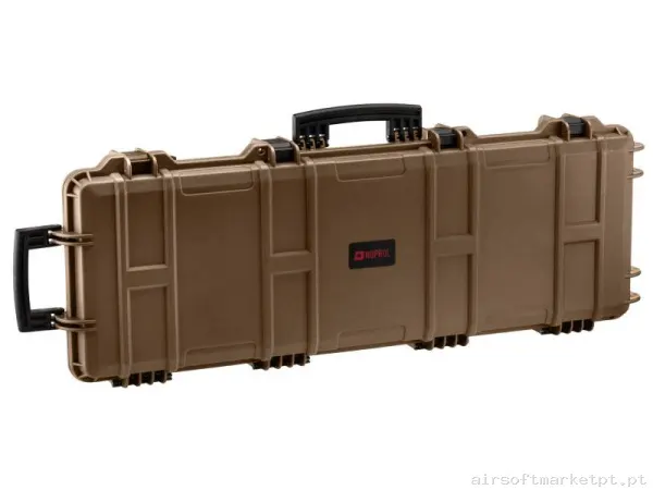 Maleta Rígida Porta Fusiles Nuprol 103 Cm Waterproof Briefcase Pre-Cut Foam tan — Sacos & Mochilas — Airsoft Market PT