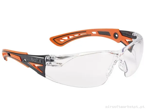 Óculos Bolle Rush+ Pc Transparentes Laranja — Proteção Ocular & Facial — Airsoft Market PT