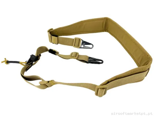 Correa Tática 2 Pontos Sixmm Sp2 Gun Sling tan — Gear Táctico — Airsoft Market PT