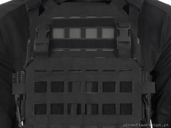 Colete Porta Placas Delta Tactics Force Mk3 preto — Coletes & Rigs — Airsoft Market PT