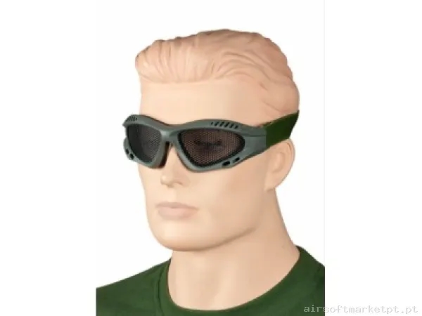 Oculos de Grille Verde — Proteção Ocular & Facial — Airsoft Market PT