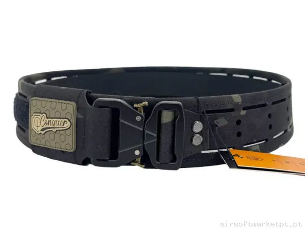 Cinturão Ceñidor MOLLE Conquer Adapt Belt Platform Estilo multicam Black — Gear Táctico — Airsoft Market PT
