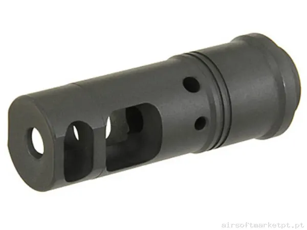 Externo Quebra-chamas Cyma Muzzle Brake M4/M16 negra — Acessórios & Componentes — Airsoft Market PT