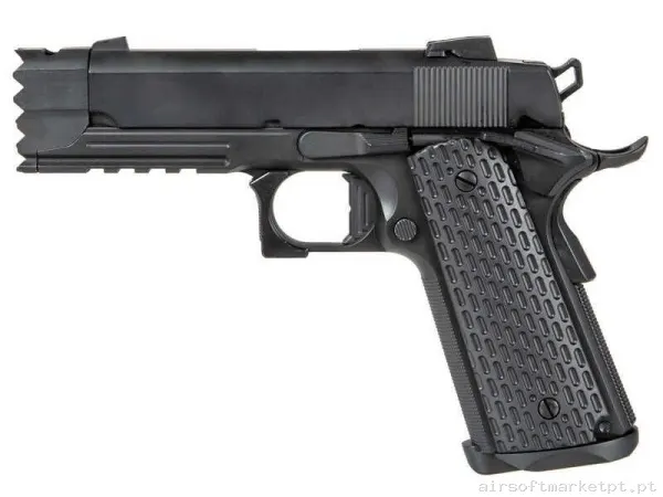 Pistola 1911 GBB Golden Eagle Strike Warrior Negra — Pistolas — Airsoft Market PT