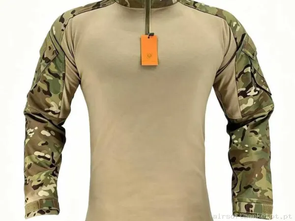 CAMISETA COMBATE CONQUER G3M SHIRT ESTILO MULTICAM — Vestuário (Fardas) — Airsoft Market PT