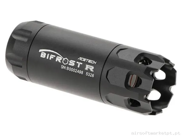 Externo Supressor Trazador Acetech Bifrost R preto — Acessórios & Componentes — Airsoft Market PT