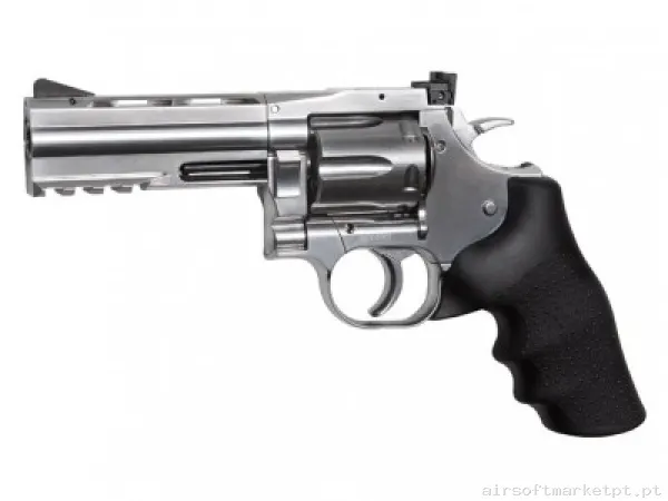 Revólver Dan Wesson 715 4'' Silver ASG — Pistolas — Airsoft Market PT