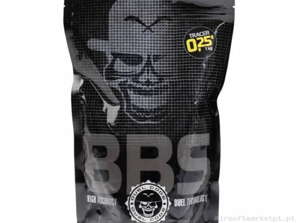 BBs 0.25g Trazadoras Duel Code 1kg Amarillas — Munição (BBs) — Airsoft Market PT