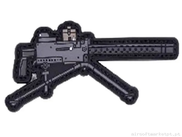 Parche Goma Relieve Oem Machine Gun Ph014 — Patches & Decoração — Airsoft Market PT
