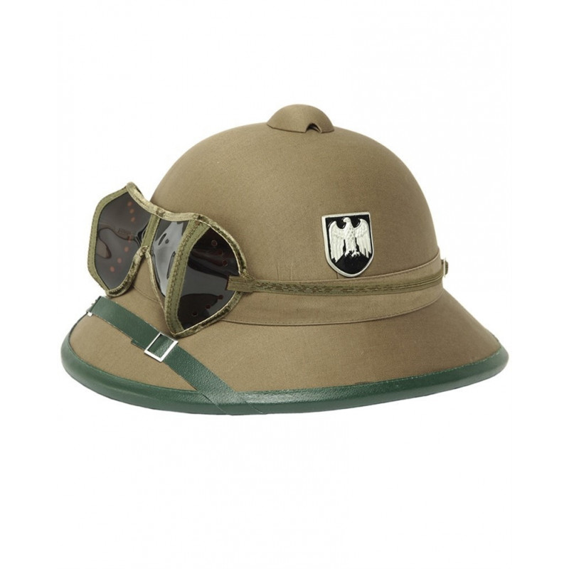 Capacete Tropical WWII com Oculos — Capacetes — Airsoft Market PT