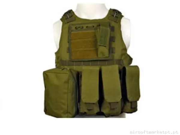 Colete Tatico Molle USMC OD — Vestuário (Fardas) — Airsoft Market PT