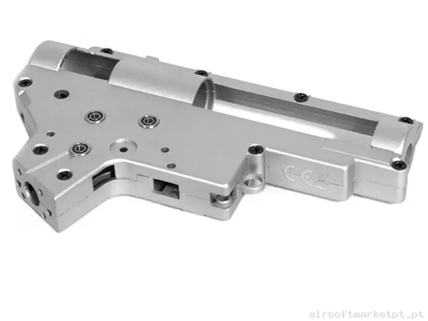 Interno Gearbox Carcasa Ver.2 Evolution 8mm Gear Box Assembly — Peças Internas (AEG) — Airsoft Market PT