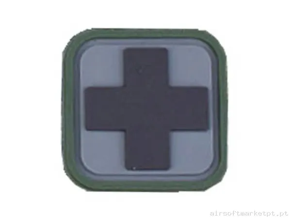 Parche Goma Relieve Emerson Medic Square Model 7 — Patches & Decoração — Airsoft Market PT
