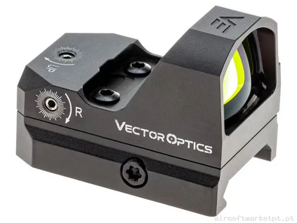 Mira Mini Ponto Vermelho Vector Optics Frenzy 1x17x24 negra — Miras & Ópticas — Airsoft Market PT