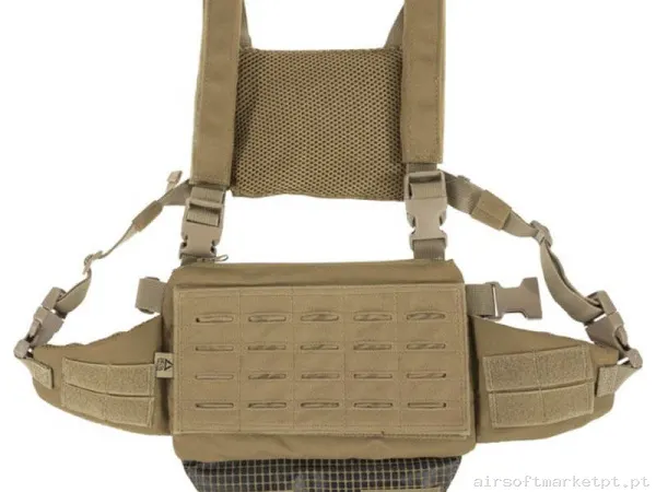 Colete Chest Rig Delta Tactics Speedsoft V1 coyote — Coletes & Rigs — Airsoft Market PT