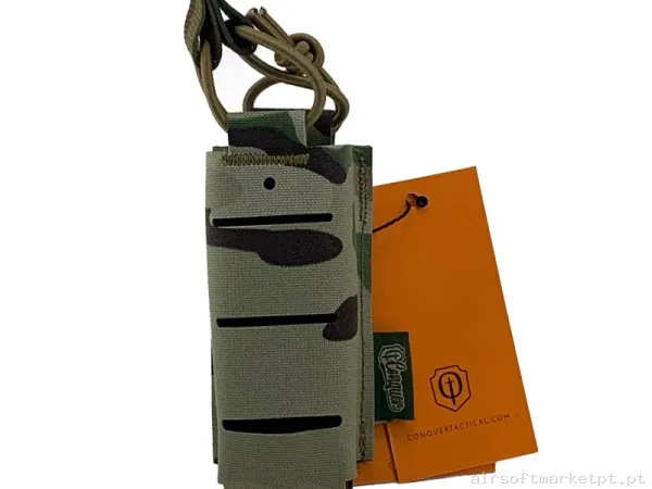 Pouch Magazine Pouch Pistola Conquer Lp Láser Cut Estilo multicam — Carregadores / Magazines — Airsoft Market PT