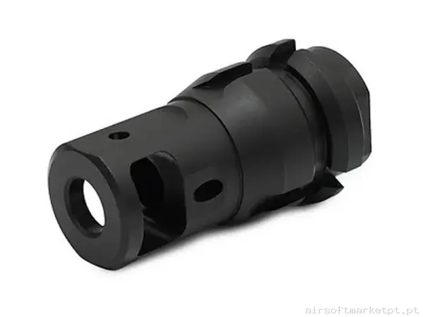 Externo Quebra-chamas PTS Dead Air Keymicro Muzzle Brake negra — Acessórios & Componentes — Airsoft Market PT