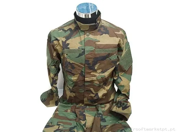 Uniforme Woodland Rip Stop - M — Vestuário (Fardas) — Airsoft Market PT